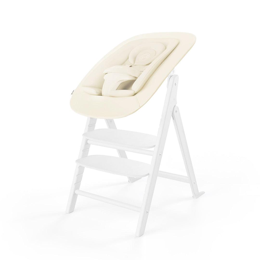 CYBEX Click & Fold 4 In 1 Highchair - White-Highchairs-White- | Natural Baby Shower