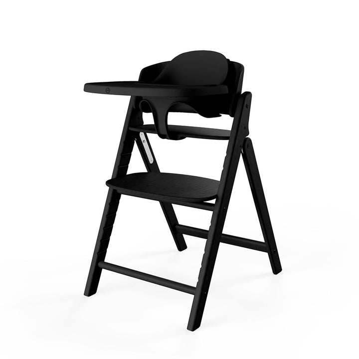 CYBEX Click & Fold 3 In 1 Highchair - Stunning Black-Highchairs-Stunning Black- | Natural Baby Shower