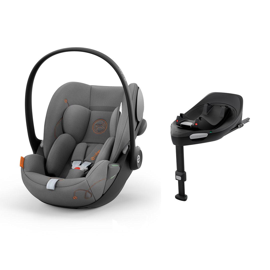 CYBEX Cloud G i-Size Car Seat - Lava Grey-Car Seats-Lava Grey-With Base | Natural Baby Shower