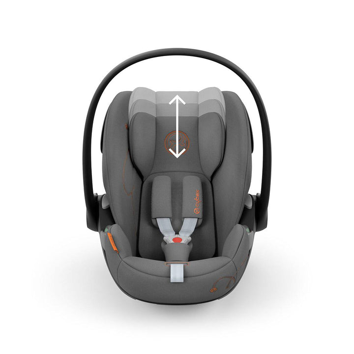 CYBEX Cloud G i-Size Car Seat - Lava Grey-Car Seats-Lava Grey-No Base | Natural Baby Shower