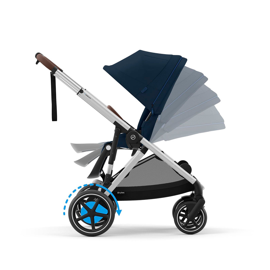 CYBEX eGazelle S Pushchair - Ocean Blue