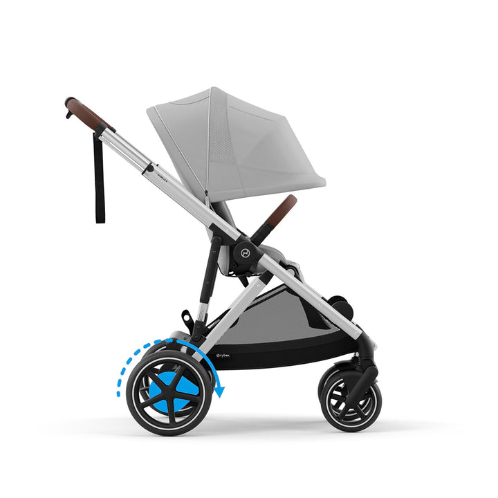 CYBEX e-Gazelle S Pushchair - Stone Grey-Strollers-Stone Grey- | Natural Baby Shower