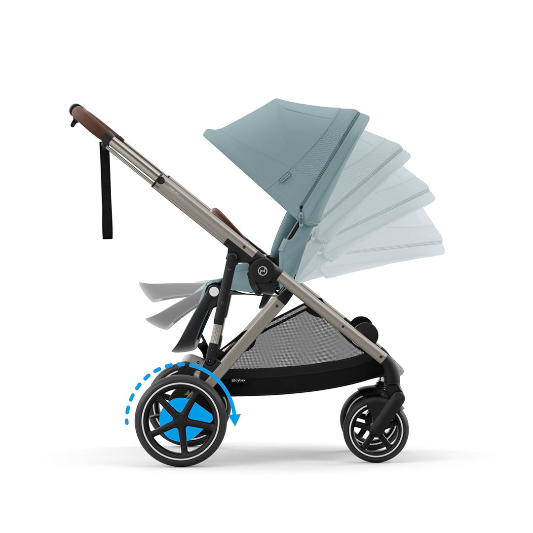 CYBEX eGazelle S Pushchair - Stormy Blue