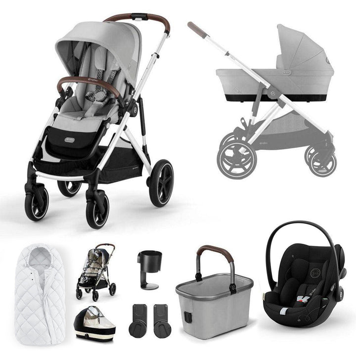 CYBEX Gazelle S + Cloud G Luxury Bundle - Lava Grey