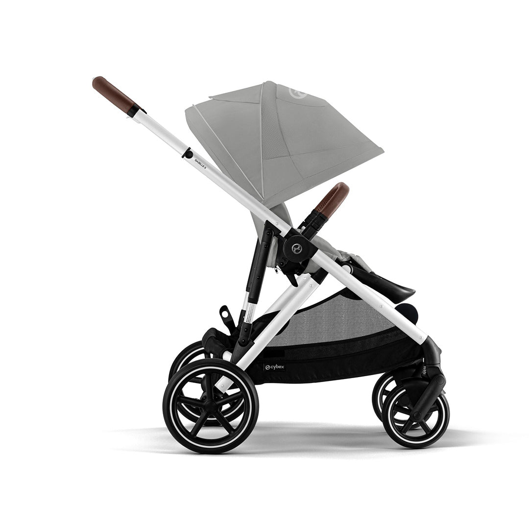 CYBEX Gazelle S Pushchair - Stone Grey - Silver-Strollers-Stone Grey-Silver | Natural Baby Shower