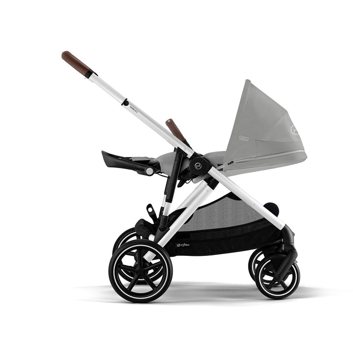 CYBEX Gazelle S Pushchair - Stone Grey - Silver-Strollers-Stone Grey-Silver | Natural Baby Shower