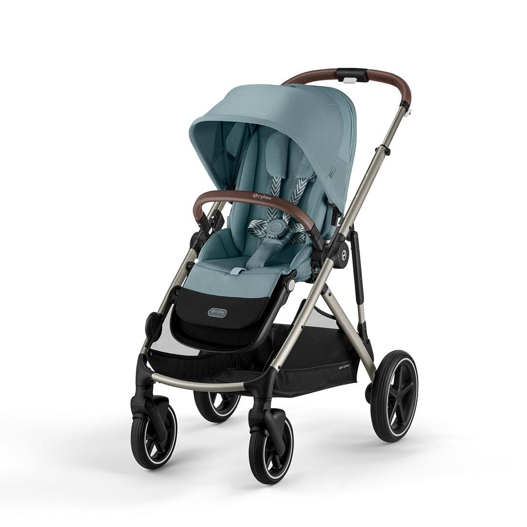 CYBEX Gazelle S Pushchair - Stormy Blue - Taupe-Strollers-Stormy Blue-Taupe | Natural Baby Shower