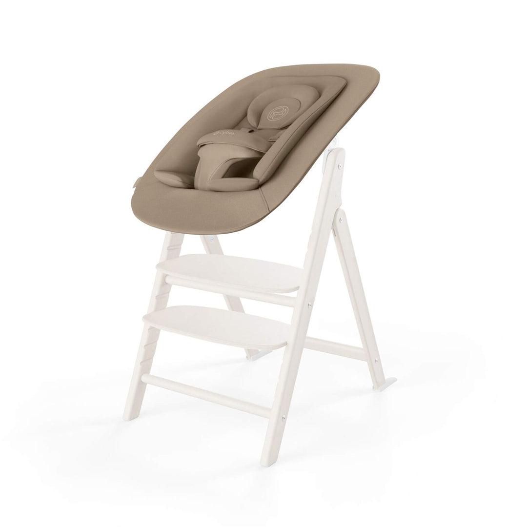 CYBEX LEMO Bouncer - Almond Beige-Baby Bouncers-Almond Beige- | Natural Baby Shower