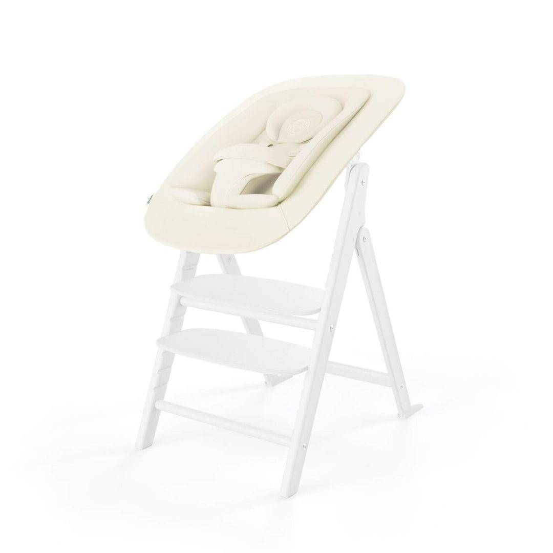 CYBEX LEMO Bouncer - Canvas White-Baby Bouncers-Canvas White- | Natural Baby Shower