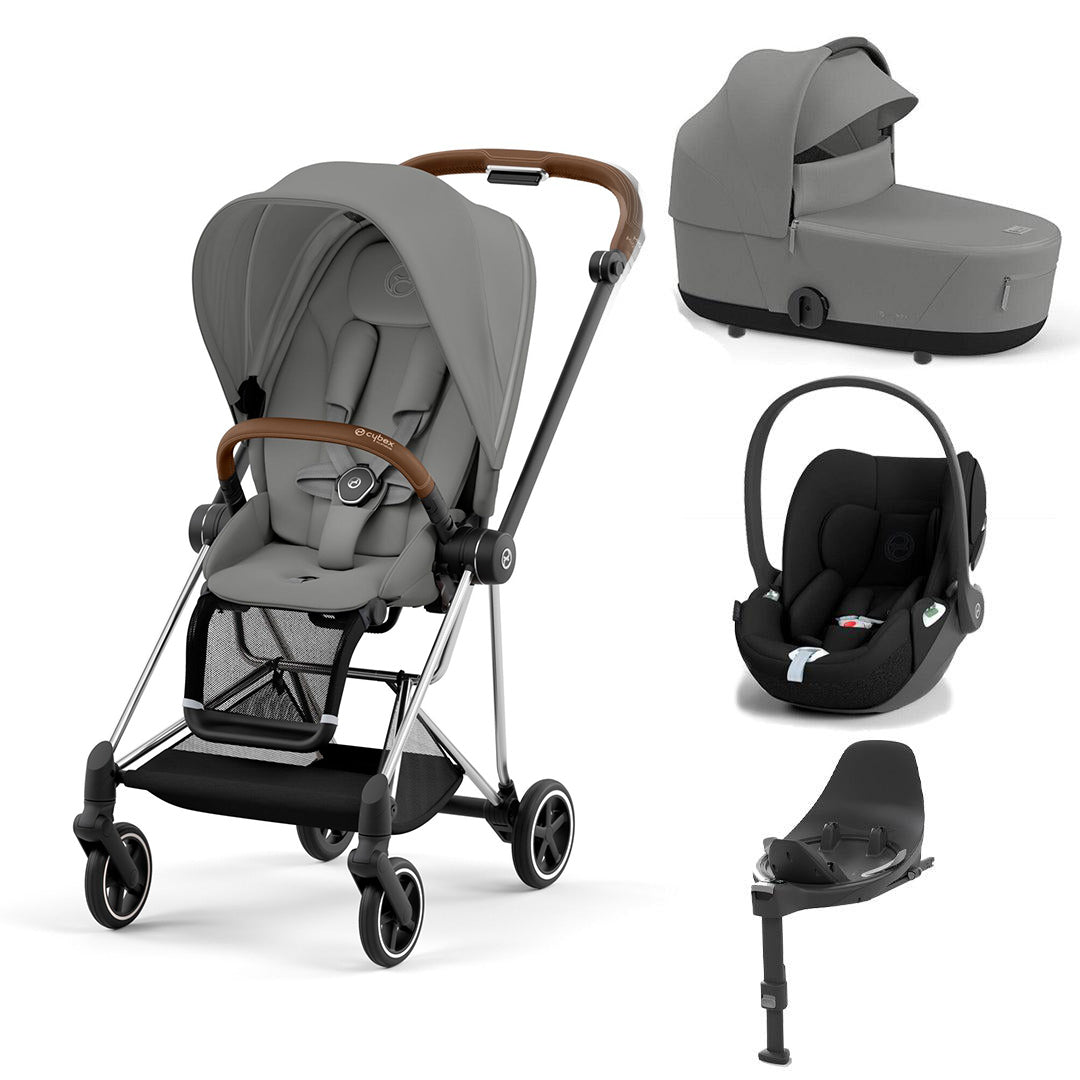 CYBEX Mios Cloud T Travel System Mirage Grey Natural Baby Shower