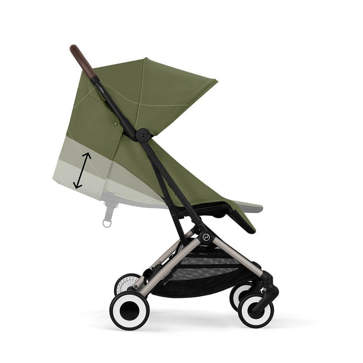 CYBEX Orfeo Compact Pushchair - Moss Green-Strollers-Moss Green- | Natural Baby Shower