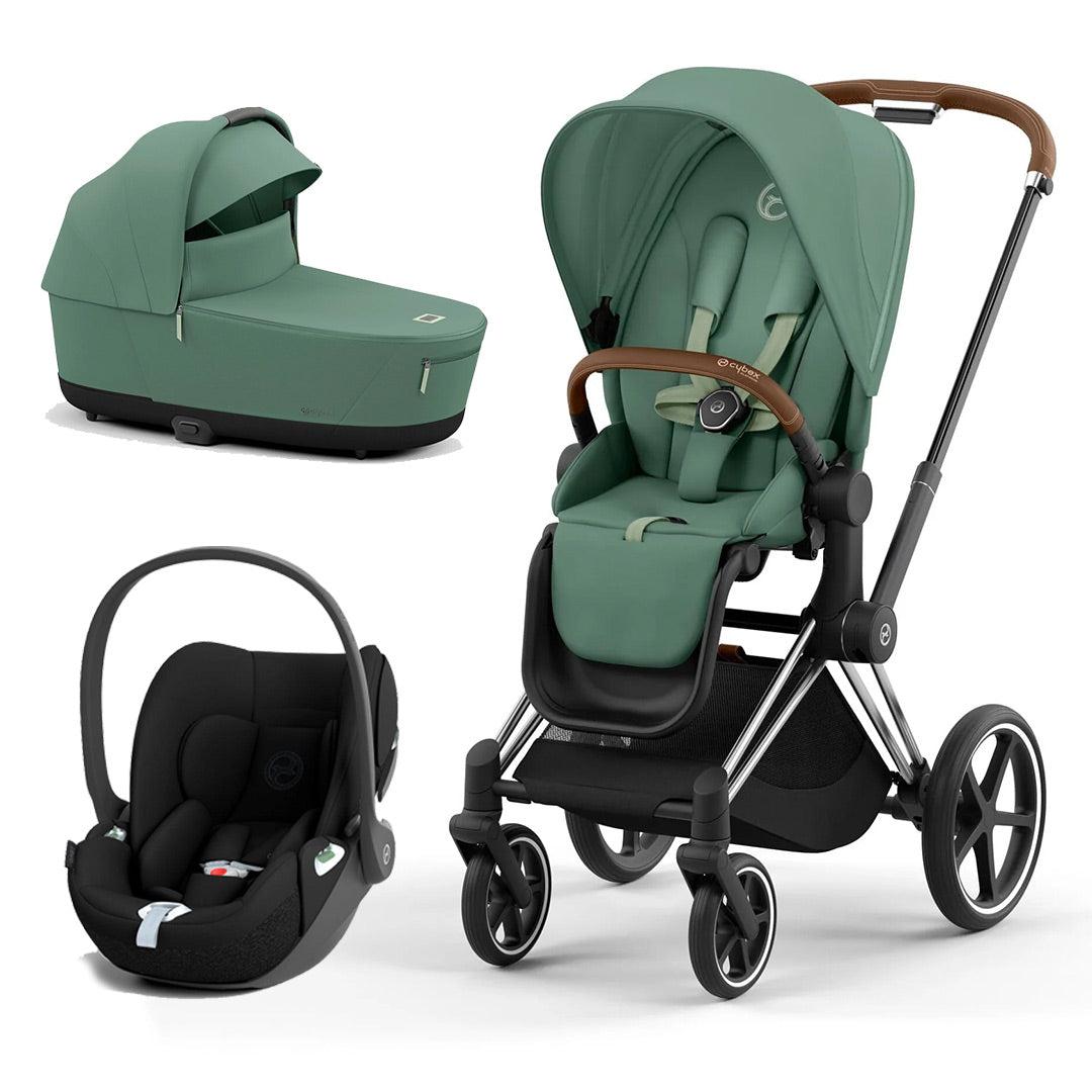 CYBEX Priam Cloud T Travel System Leaf Green Natural Baby Shower