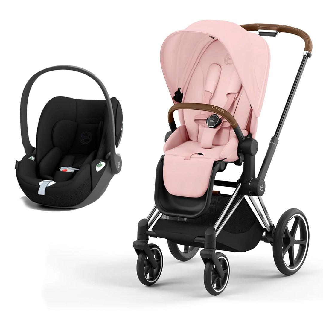 CYBEX Priam Cloud T Travel System Peach Pink Natural Baby Shower