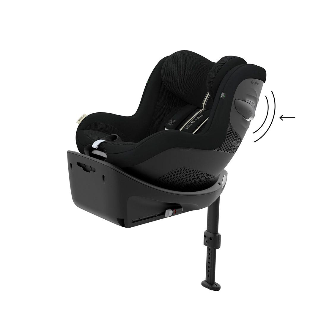 CYBEX Sirona G i-Size Plus Car Seat - Moon Black-Car Seats-Moon Black- | Natural Baby Shower