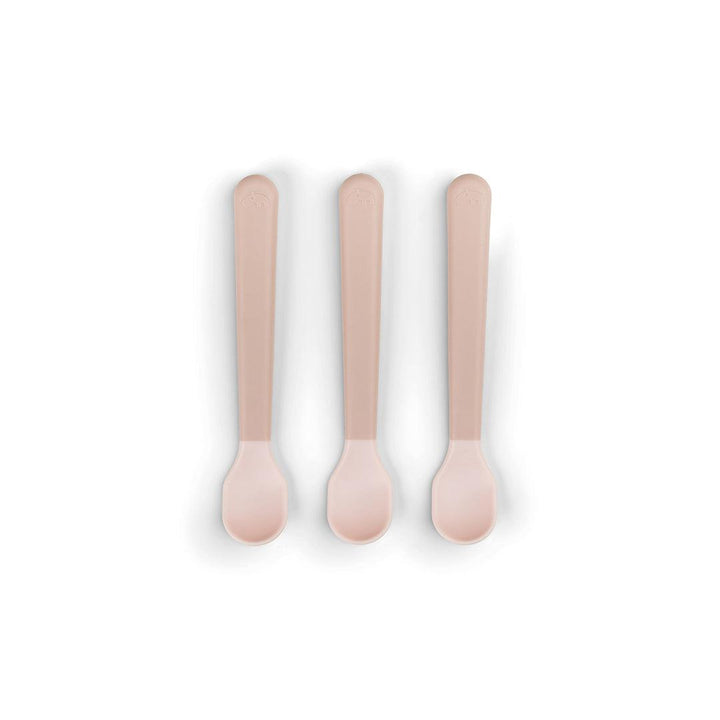 Done by Deer Foodie Easy Grip Baby Spoon - 3 Pack - Powder-Cutlery-Powder- | Natural Baby Shower