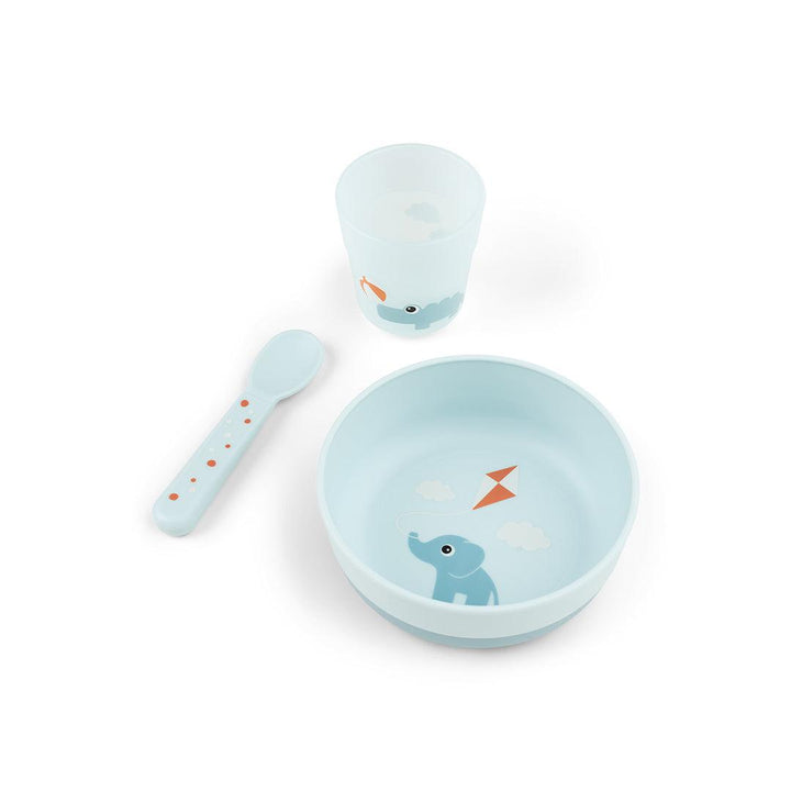 Done by Deer Foodie First Meal Set - Blue-Feeding Sets-Blue- | Natural Baby Shower