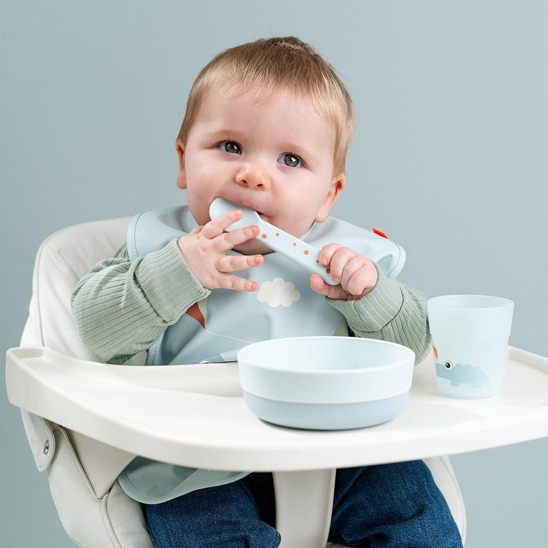 Done by Deer Foodie First Meal Set - Blue-Feeding Sets-Blue- | Natural Baby Shower