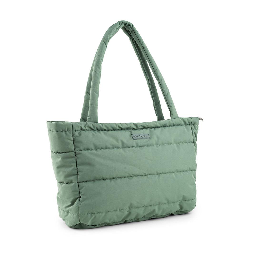 Done by Deer Quilted Changing Tote Bag - Green-Changing Bags-Green- | Natural Baby Shower