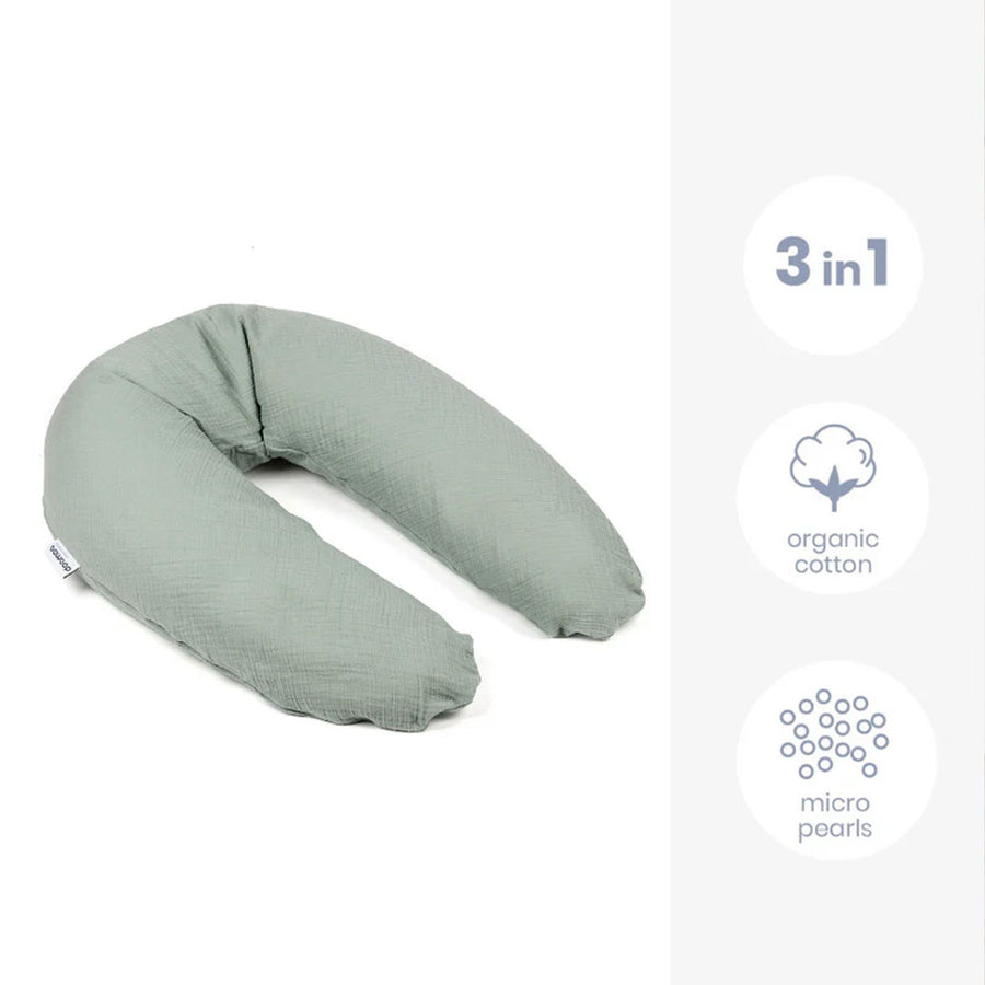 Doomoo Comfy Big Maternity Pillow - Green-Pregnancy Pillows-Green- | Natural Baby Shower