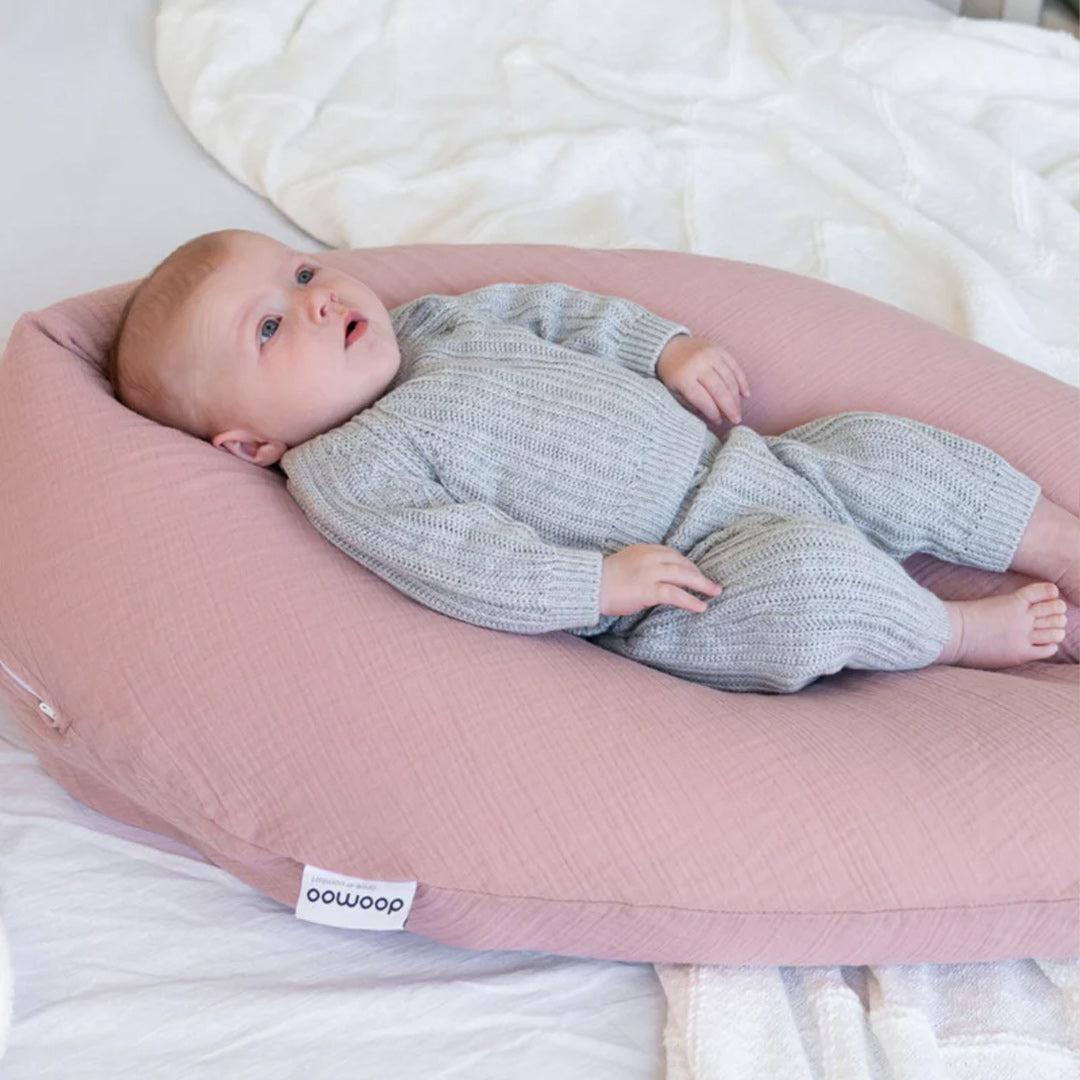 Doomoo Comfy Big Maternity Pillow - Pink-Pregnancy Pillows-Pink- | Natural Baby Shower