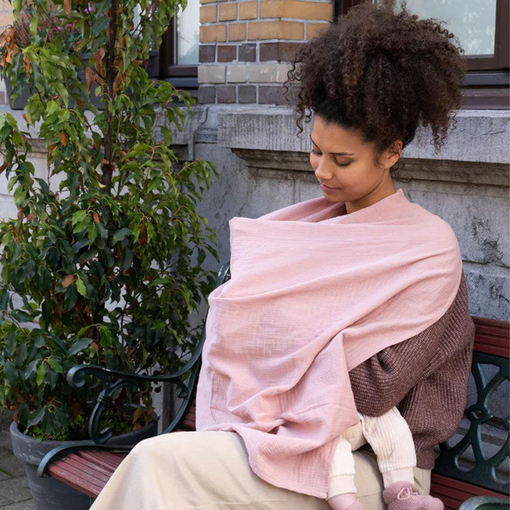 Doomoo Mom N Play Breastfeeding Cape - Pink-Nursing Covers-Pink- | Natural Baby Shower