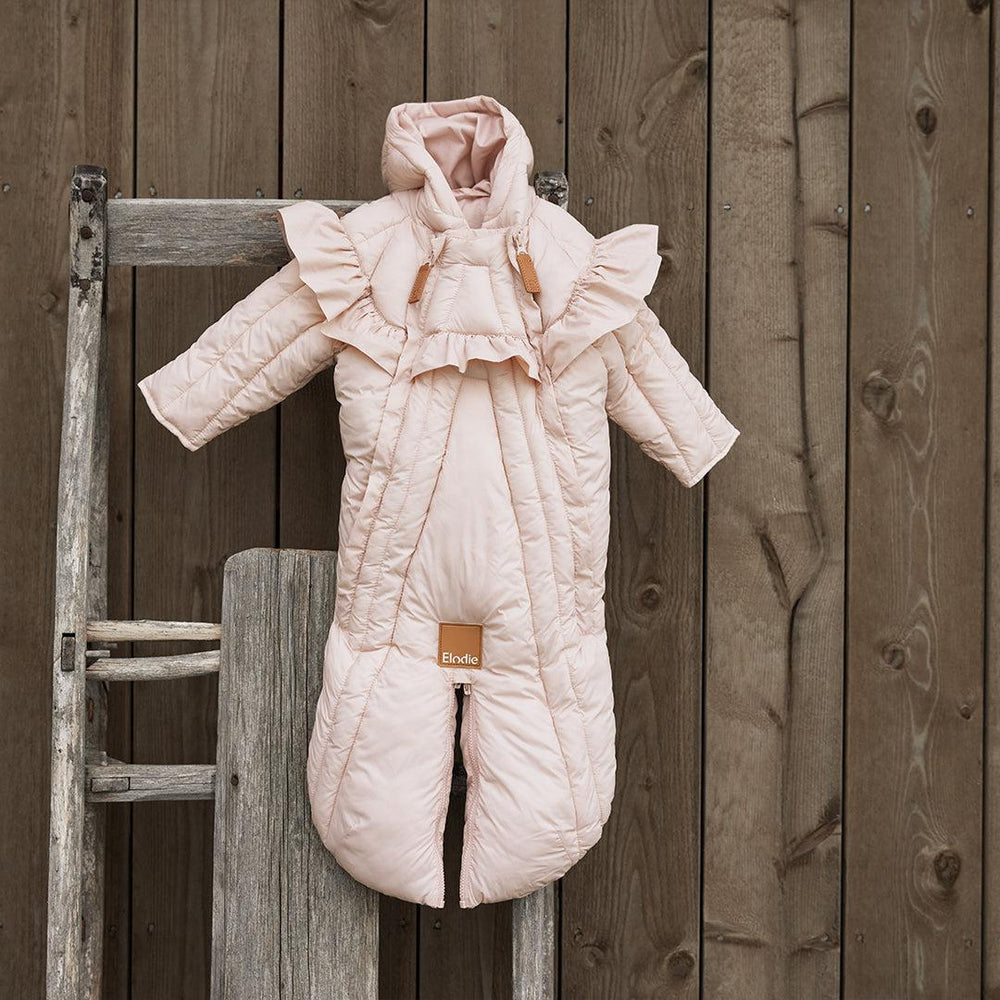 Elodie Details Baby Overall - Powder Pink-Pramsuits- | Natural Baby Shower