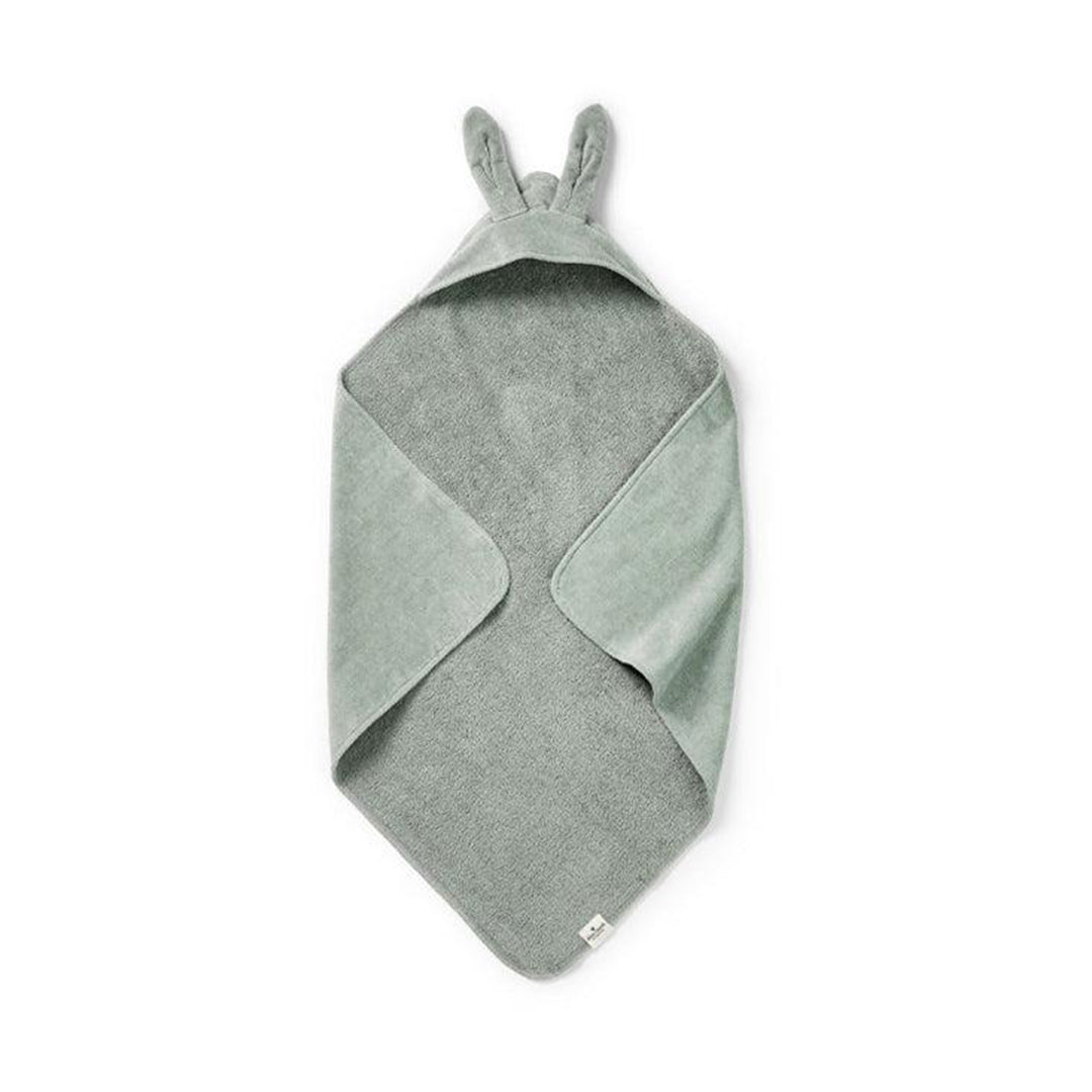 Elodie Details Hooded Towel - Mineral Green Bunny-Bath Towels-Mineral Green Bunny- | Natural Baby Shower