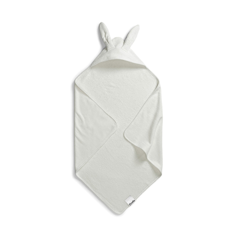 Elodie Details Hooded Towel - Vanilla White Bunny-Bath Towels-Vanilla White Bunny- | Natural Baby Shower