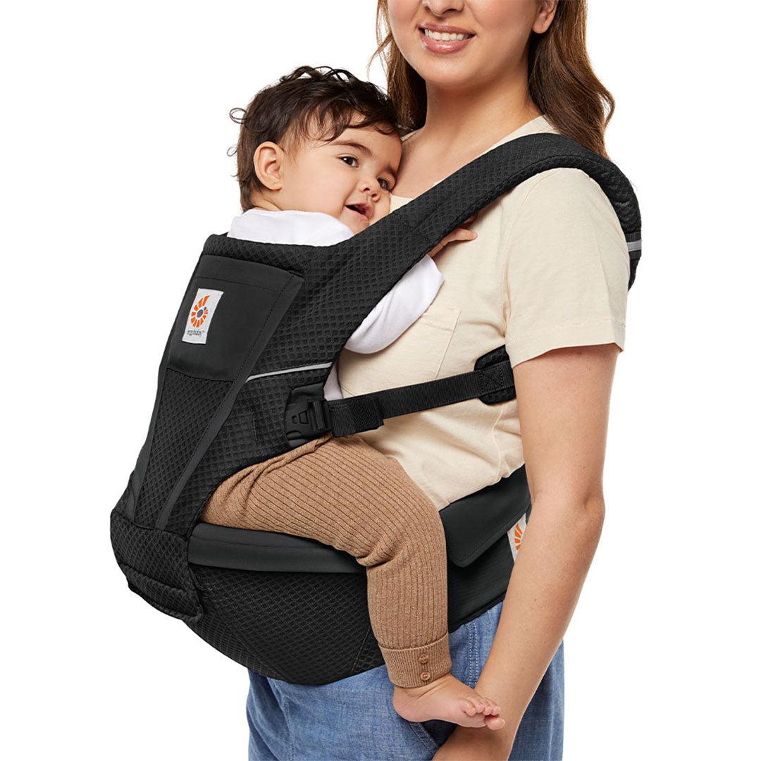 Ergobaby Alta Hip Seat - Onyx Black-Baby Carriers-Onyx Black- | Natural Baby Shower