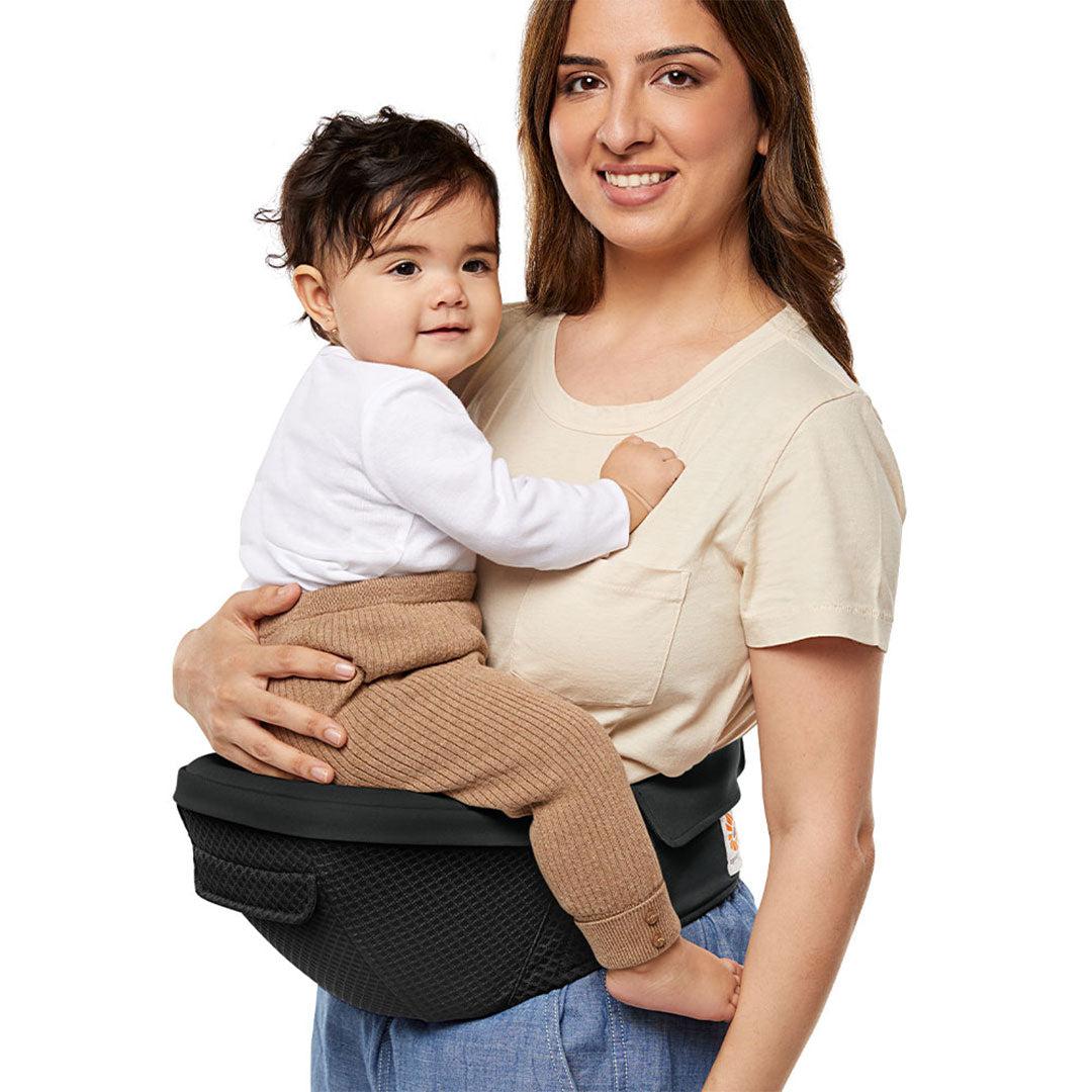 Ergobaby Alta Hip Seat - Onyx Black-Baby Carriers-Onyx Black- | Natural Baby Shower