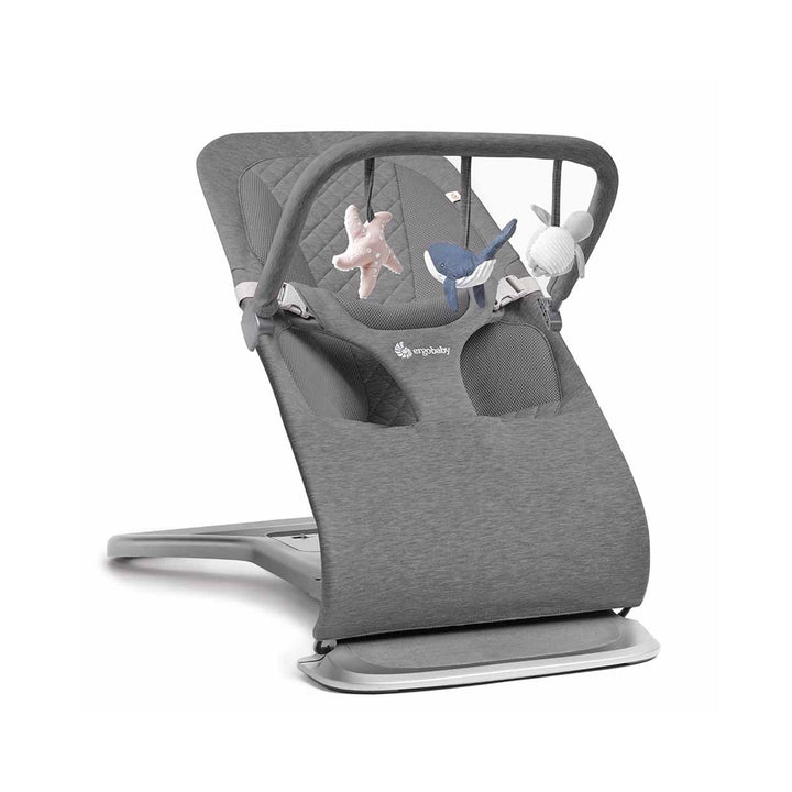 Ergobaby Evolve Bouncer Toy Bar - Charcoal Grey-Baby Bouncer Toy Bars- | Natural Baby Shower