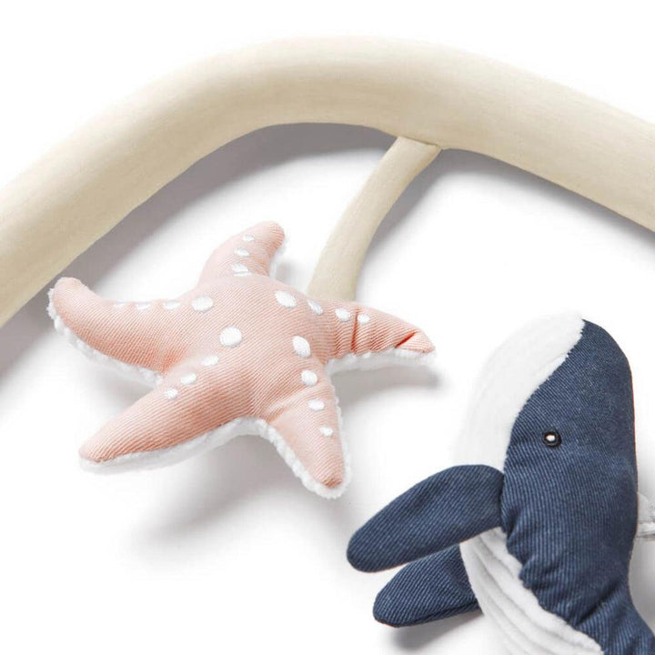 Ergobaby Evolve Bouncer Toy Bar - Ocean Wonders - Cream-Baby Bouncer Toy Bars- | Natural Baby Shower