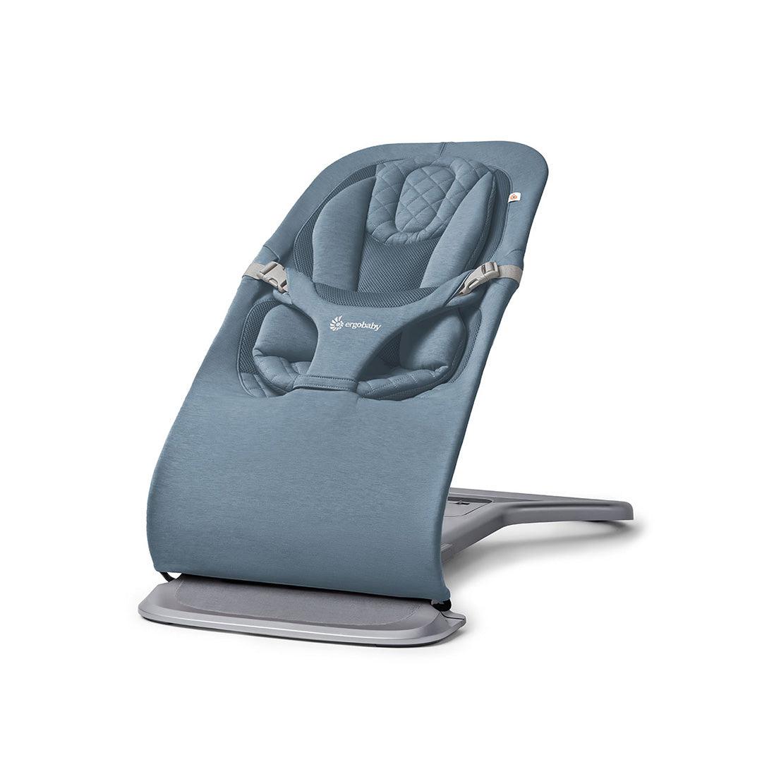 Ergobaby Evolve Baby Bouncer - Oxford Blue-Baby Bouncers-Oxford Blue- | Natural Baby Shower