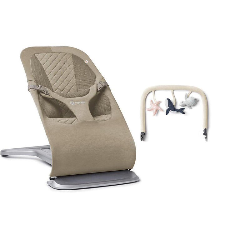 Ergobaby Evolve Baby Bouncer - Soft Olive-Baby Bouncers-Ocean Wonders- | Natural Baby Shower