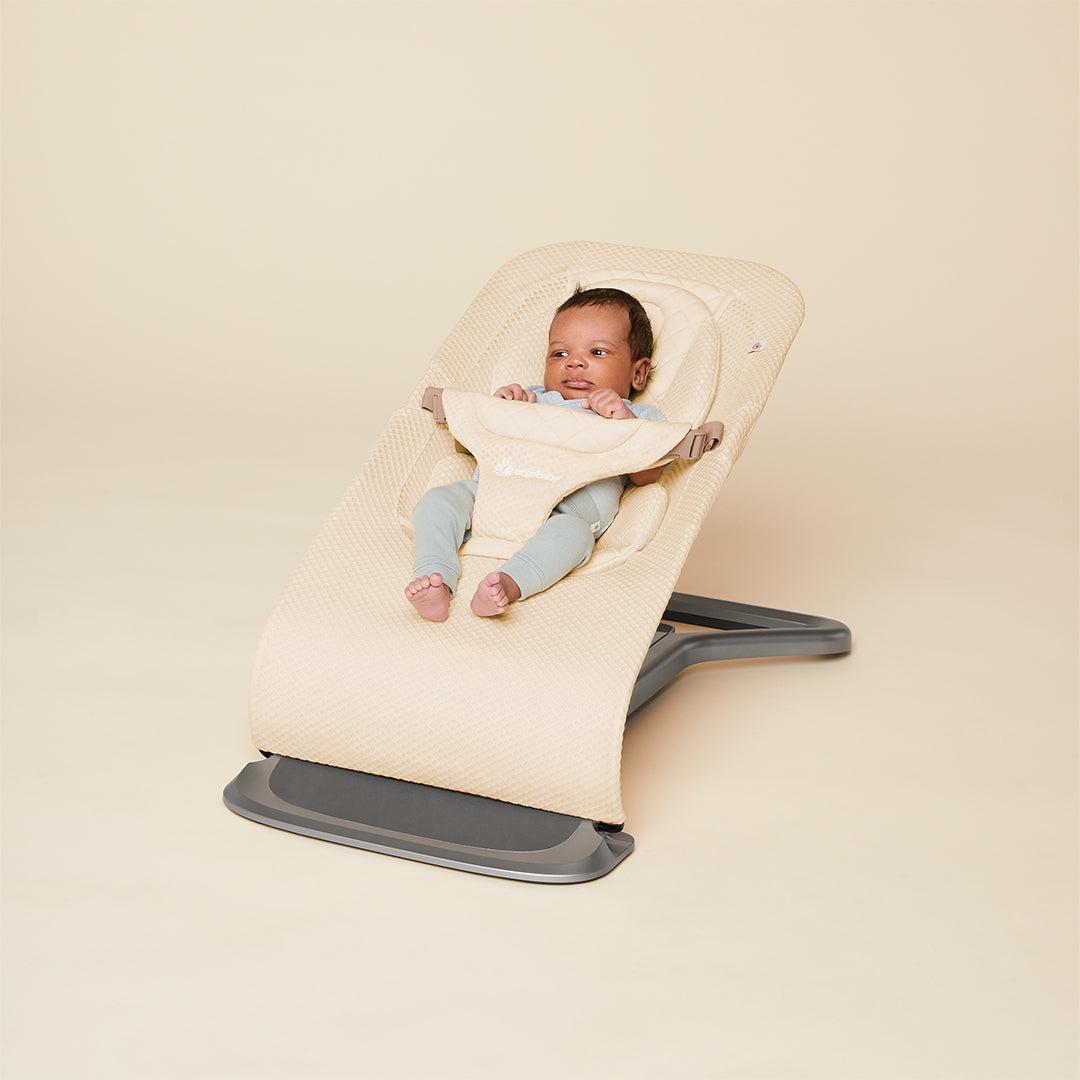 Ergobaby Evolve Mesh Baby Bouncer - Cream-Baby Bouncers-Cream- | Natural Baby Shower