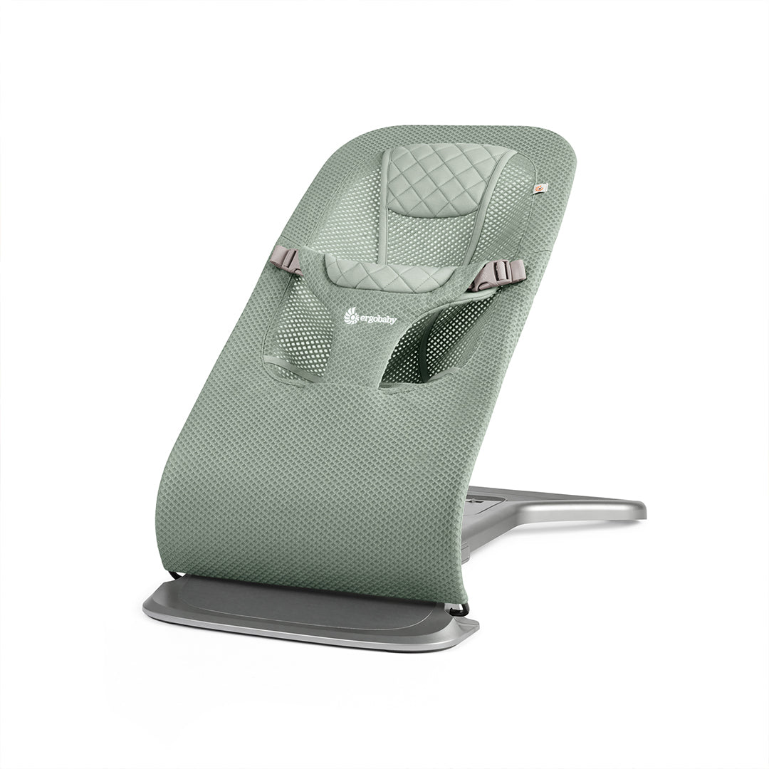 Ergobaby Evolve Mesh Baby Bouncer - Sage Green-Baby Bouncers-Sage Green- | Natural Baby Shower