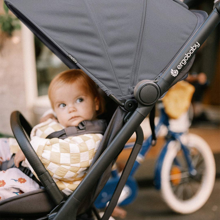 Ergobaby Metro 3 Compact Stroller - Graphite Grey-Strollers-Graphite Grey- | Natural Baby Shower