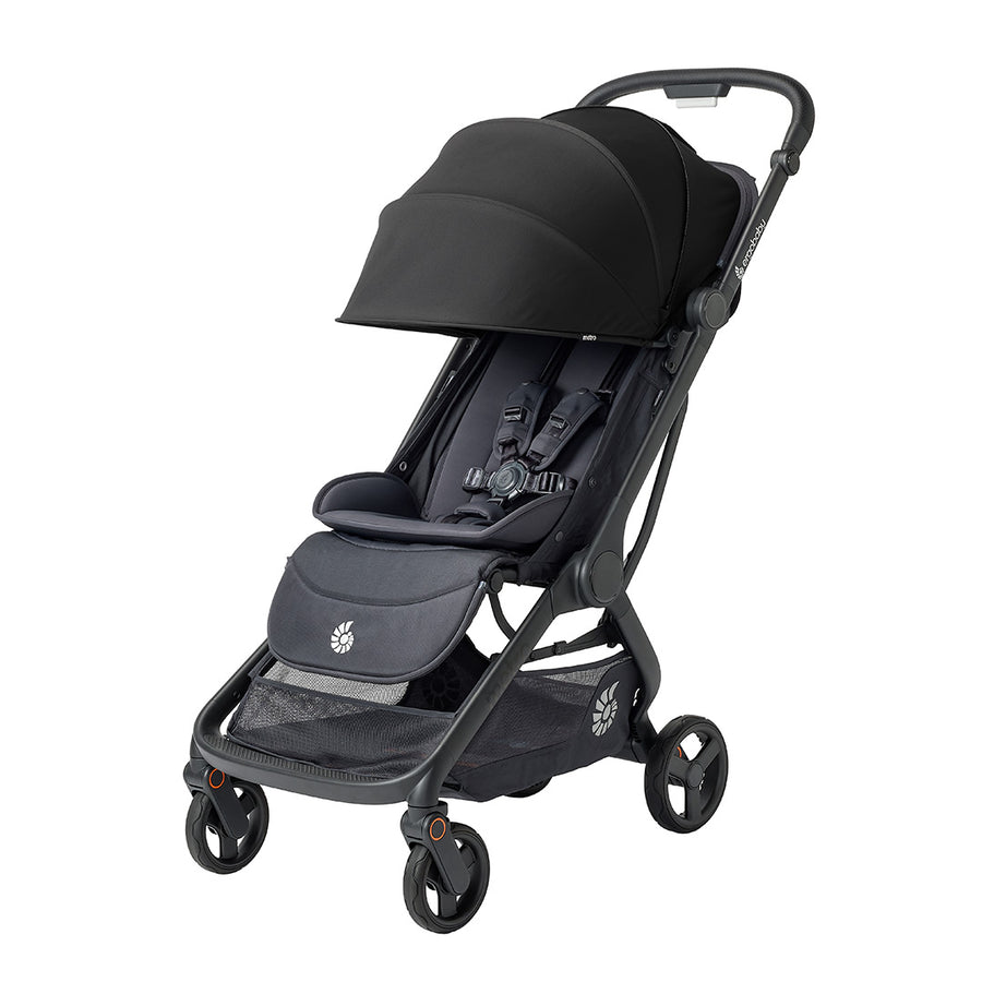 Ergobaby Metro 3 Compact Stroller - Onyx Black-Strollers-Onyx Black- | Natural Baby Shower