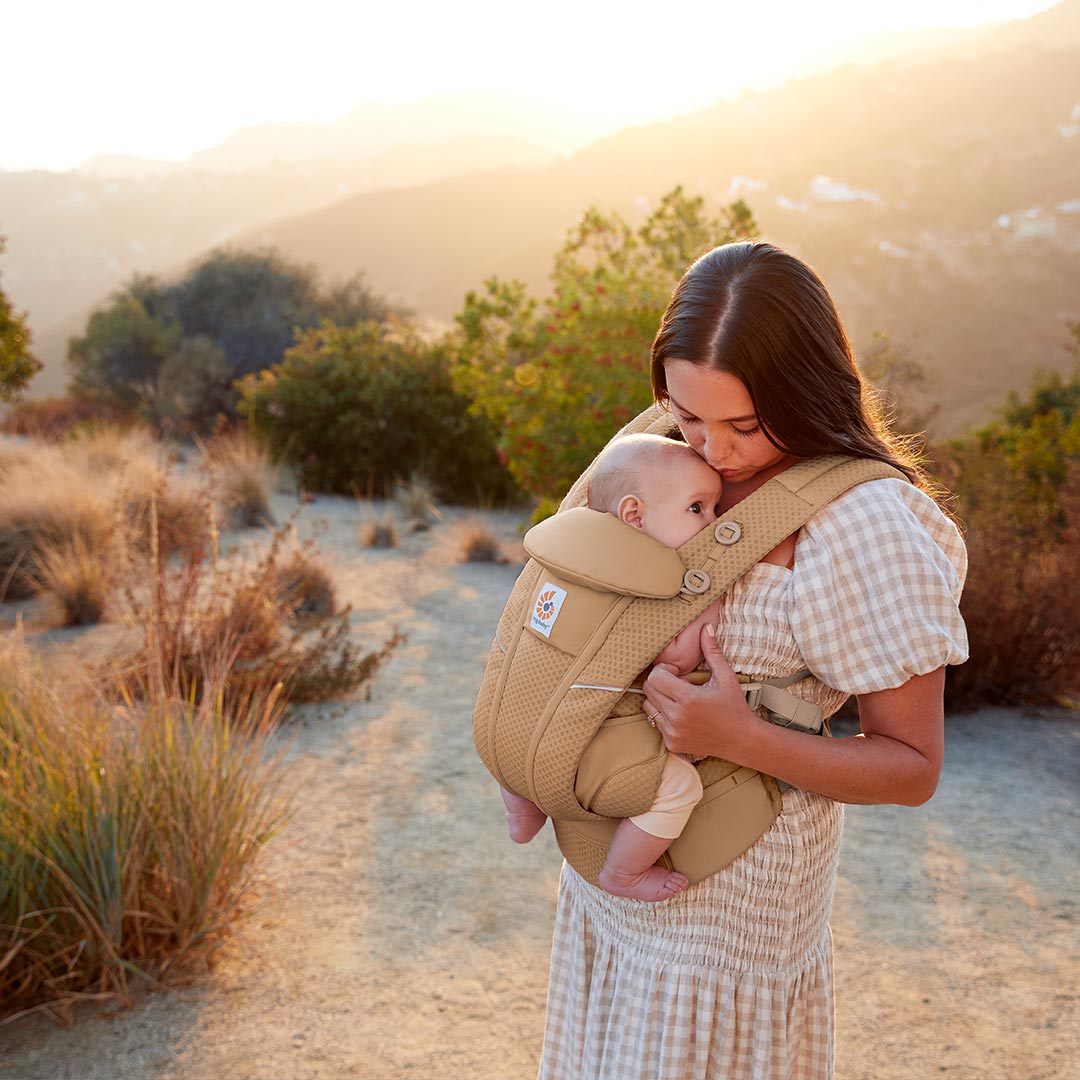 Ergobaby Omni Breeze Baby Carrier - Camel-Baby Carriers-Camel-Newborn to Toddler | Natural Baby Shower