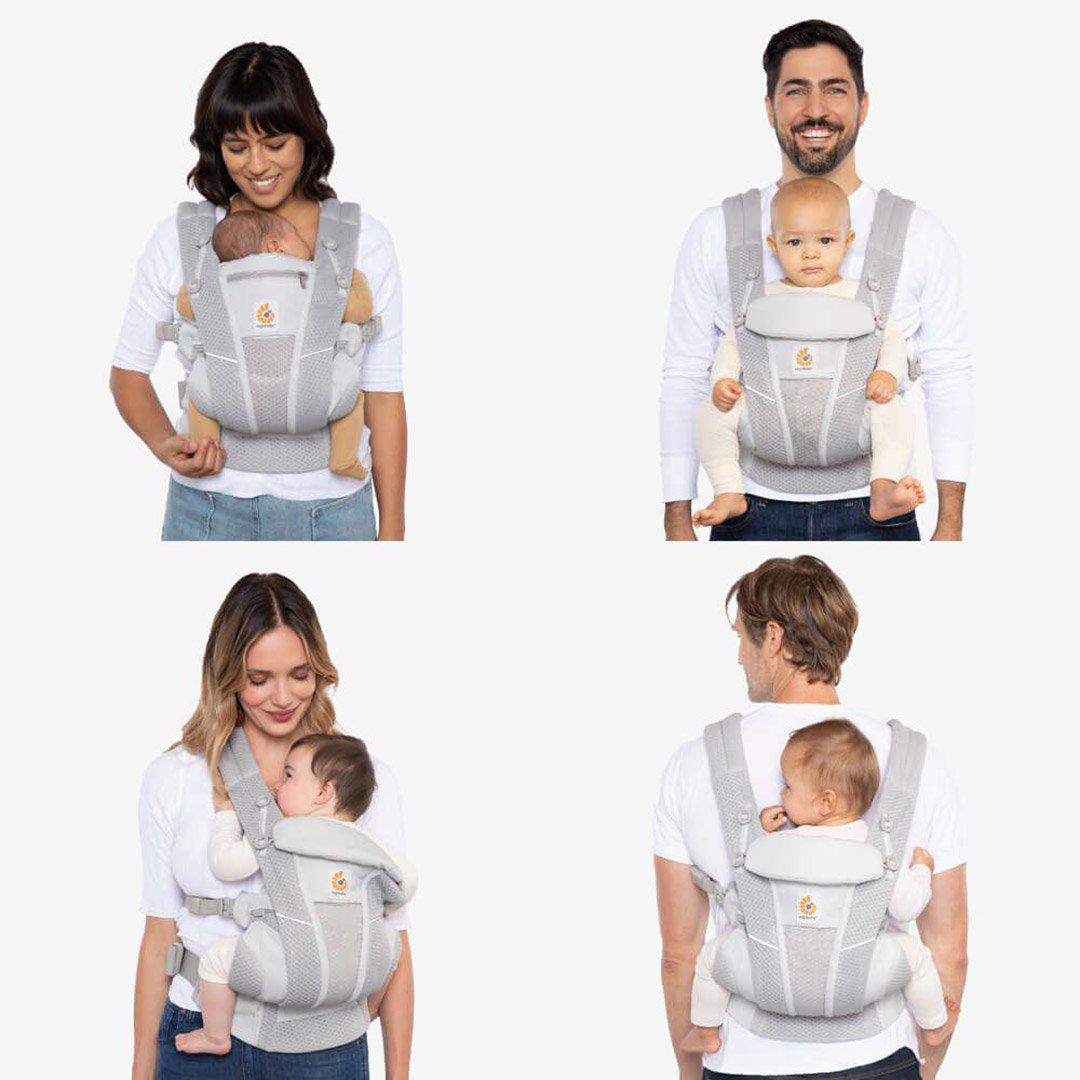 Outlet - Ergobaby Omni Breeze Baby Carrier - Pink Quartz-Baby Carriers- | Natural Baby Shower