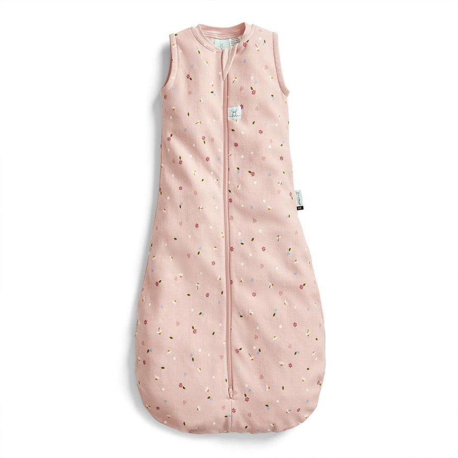 ergoPouch Organic All Year Jersey Sleeping Bag - 1 Tog - Daisies-Sleeping Bags- | Natural Baby Shower