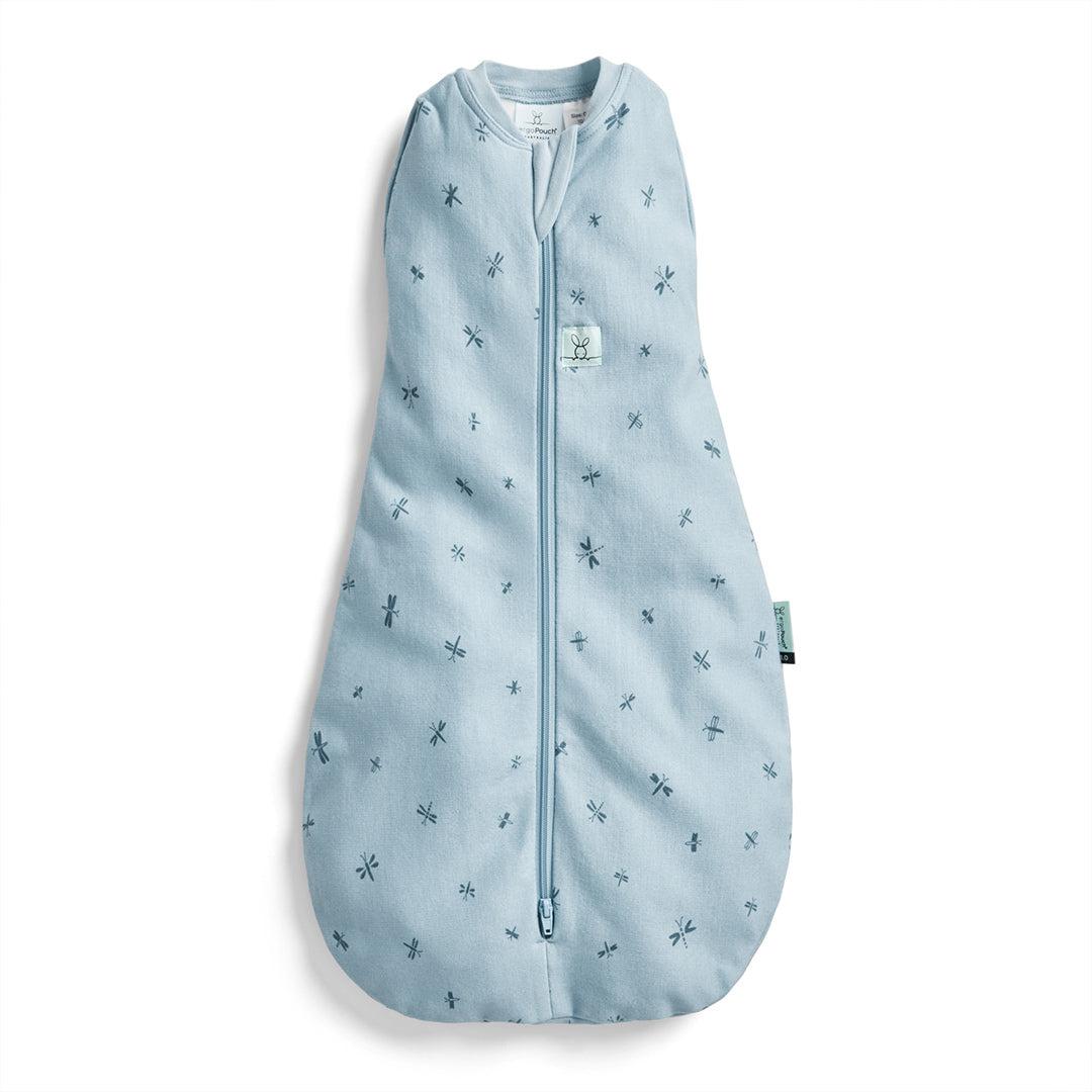 ergoPouch Organic Summer Cocoon Swaddle Sleeping Bag - 0.2 Tog - Dragonfly-Sleeping Bags- | Natural Baby Shower