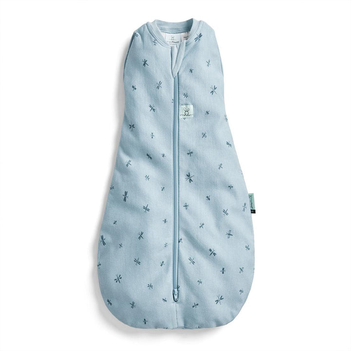 ergoPouch Organic Summer Cocoon Swaddle Sleeping Bag - 0.2 Tog - Dragonfly-Sleeping Bags- | Natural Baby Shower