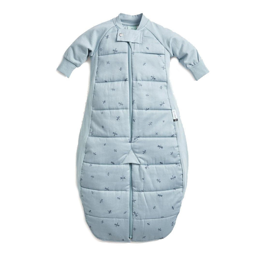 ergoPouch - Organic Winter Long Sleeved 2 In 1 Sleeping Suit Bag - 3.5 TOG - Dragonflies-Sleeping Bags- | Natural Baby Shower