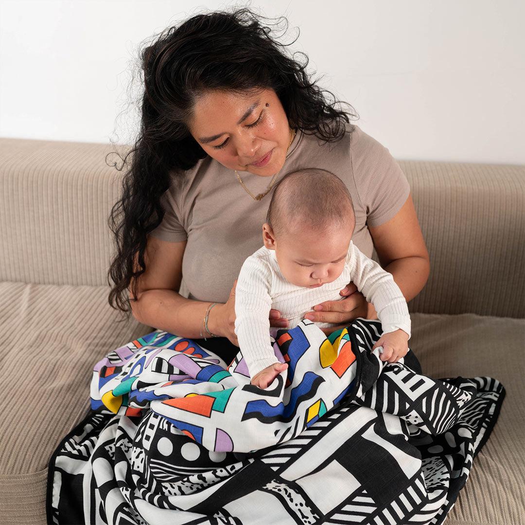 Etta Loves Muslin Blanket - Camille Walala-Muslin Wraps-Camille Walala- | Natural Baby Shower