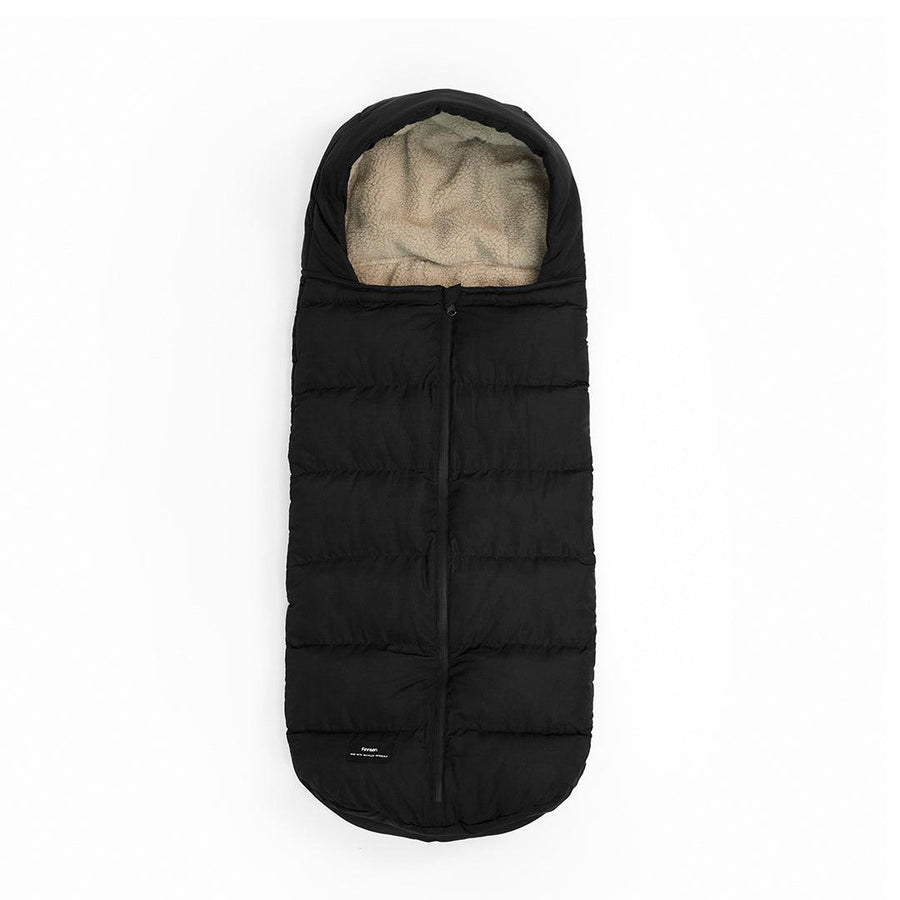 Finnson Alma Eco Universal Pram Footmuff - Black-Footmuffs-Black- | Natural Baby Shower