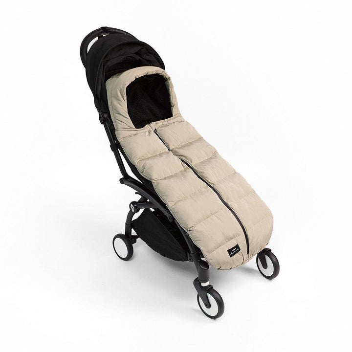 Finnson Alma Eco Universal Pram Footmuff - Taupe-Footmuffs-Taupe- | Natural Baby Shower