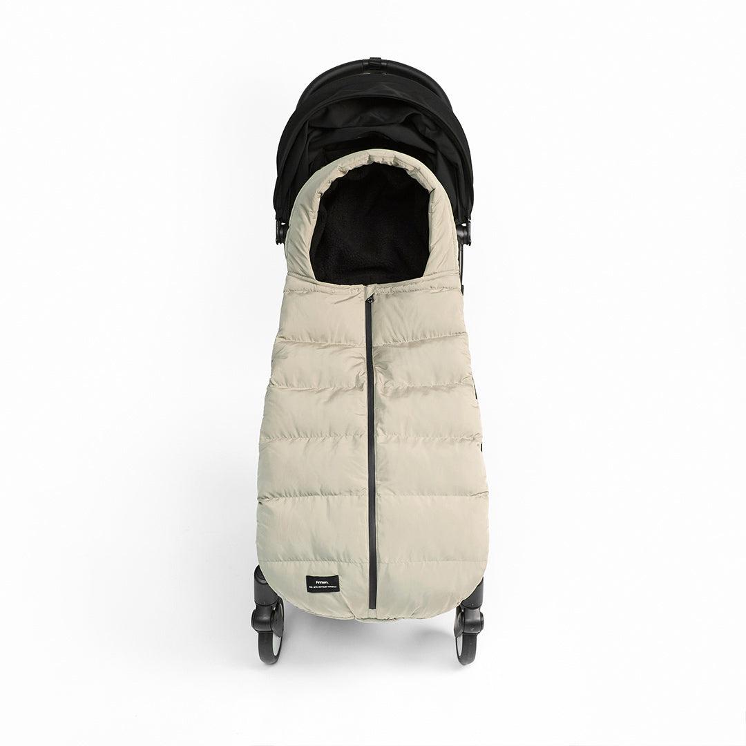 Finnson Alma Eco Universal Pram Footmuff - Taupe-Footmuffs-Taupe- | Natural Baby Shower