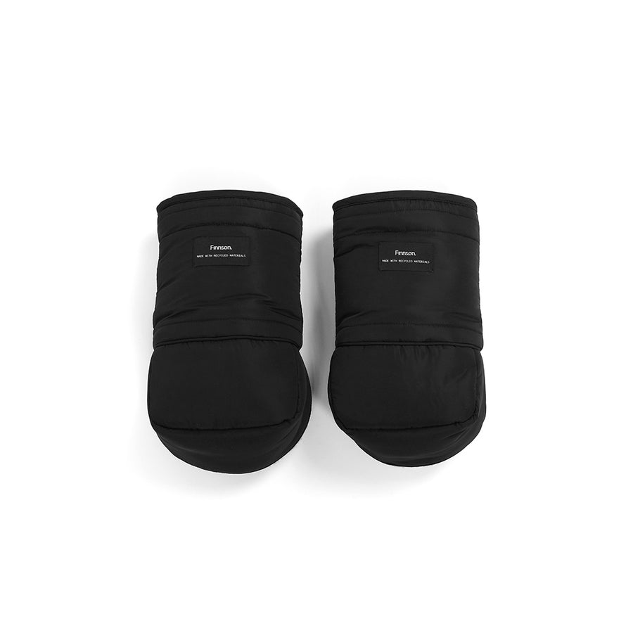 Finnson Astrid Eco Universal Stroller Mittens - Black-Stroller Mittens-Black- | Natural Baby Shower