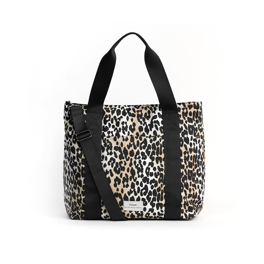 Finnson Selby Eco Changing Bag with Changing Mat - Leopard-Changing Bags-Leopard- | Natural Baby Shower